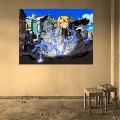 Fullmetal Alchemist Anime Manga Art Wall Art Print Poster