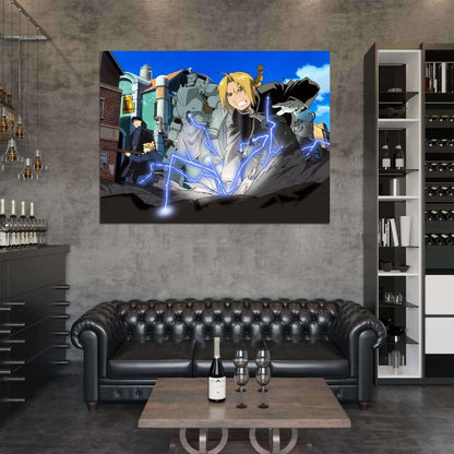 Fullmetal Alchemist Anime Manga Art Wall Art Print Poster