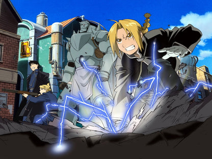 Fullmetal Alchemist Anime Manga Art Wall Art Print Poster