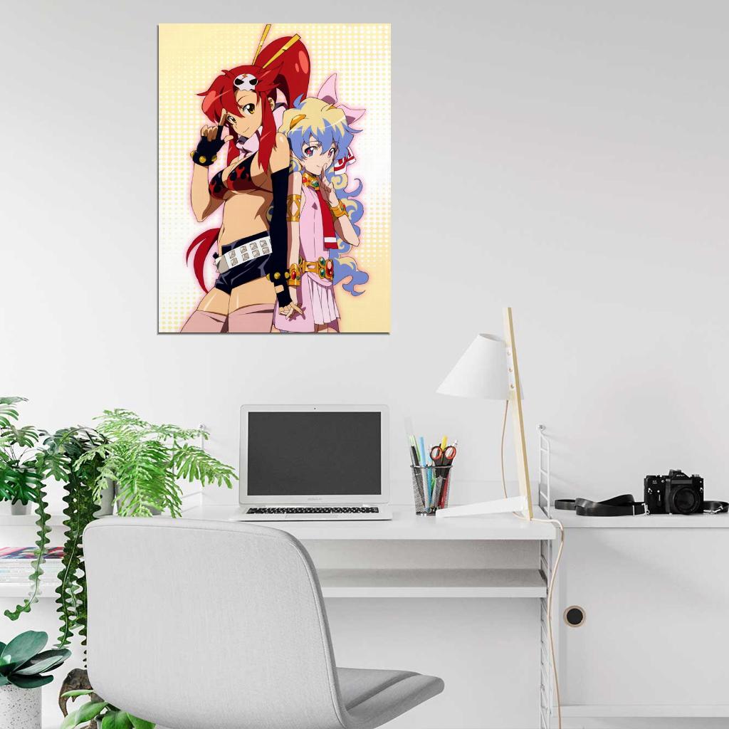 Gurren Lagann Nia Teppelin Anime Manga Art Wall Art Print Poster