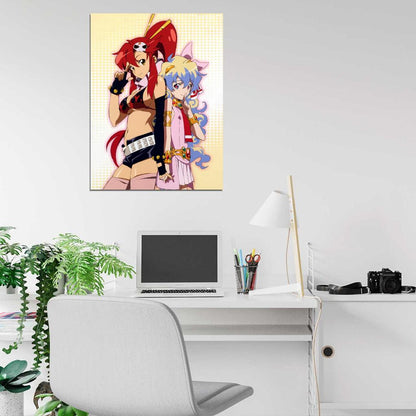 Gurren Lagann Nia Teppelin Anime Manga Art Wall Art Print Poster