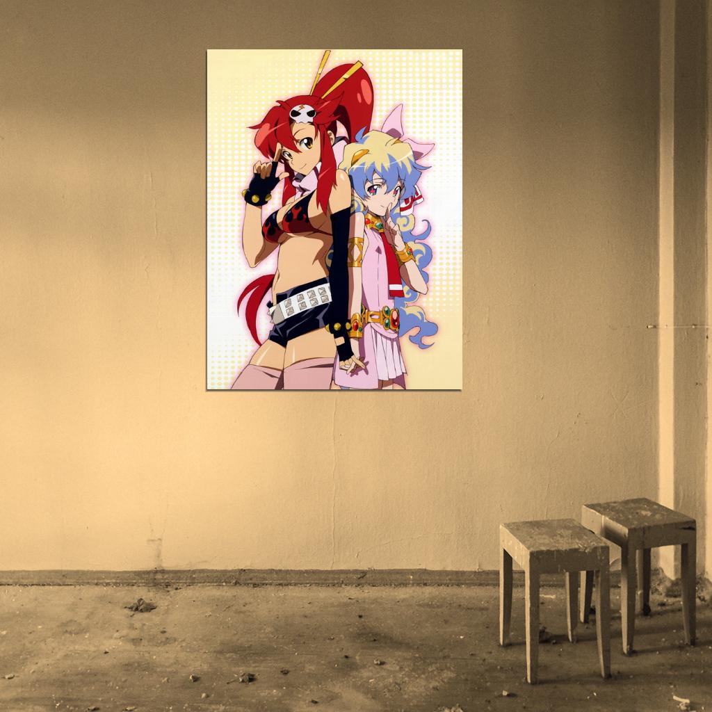 Gurren Lagann Nia Teppelin Anime Manga Art Wall Art Print Poster