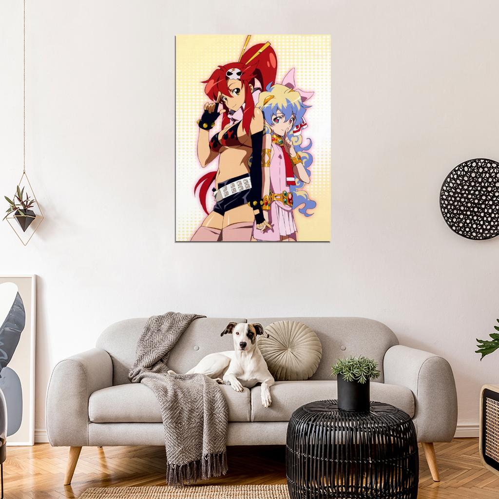 Gurren Lagann Nia Teppelin Anime Manga Art Wall Art Print Poster