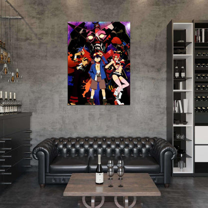 Gurren Lagann Characters Anime Manga Art Wall Art Print Poster