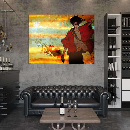 Samurai Champloo Cool Painting Vintage Anime Manga Art Wall Art Print Poster