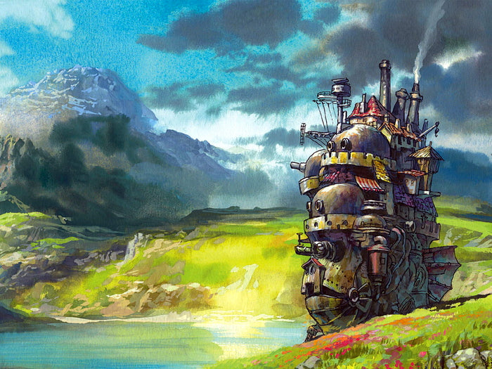 Howl's Moving Castle Painting Anime Manga Art Wall Art Print Poster