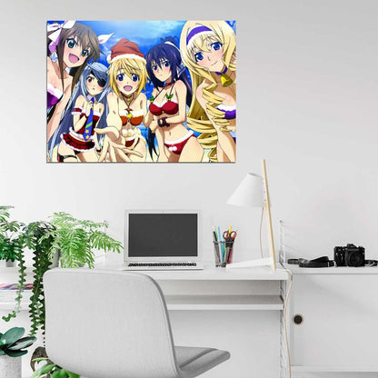 Infinite Stratos Sexy Girl Characters Anime Manga Art Wall Art Print Poster