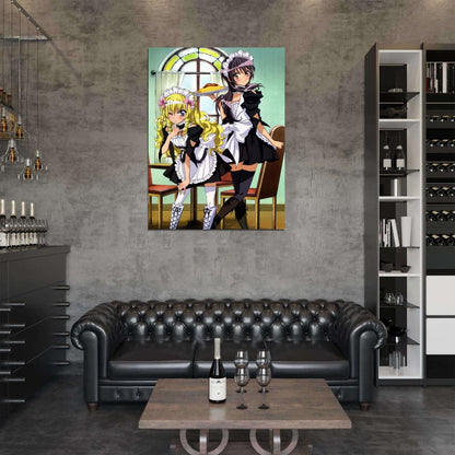 Kaichou Wa Maid-Sama Misaki Ayuzawa Aoi Hyoudou Anime Manga Art Wall Art Print Poster
