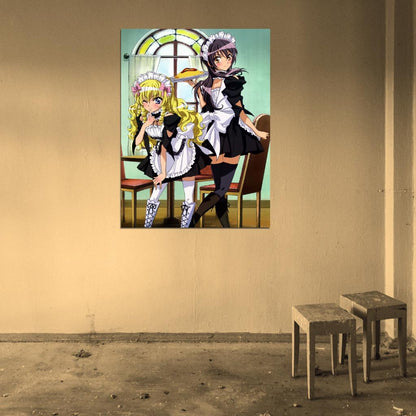 Kaichou Wa Maid-Sama Misaki Ayuzawa Aoi Hyoudou Anime Manga Art Wall Art Print Poster