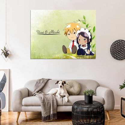 Kaichou Wa Maid-Sama Misaki Takumi Painting Funny Cute Anime Manga Art Wall Art Print Poster