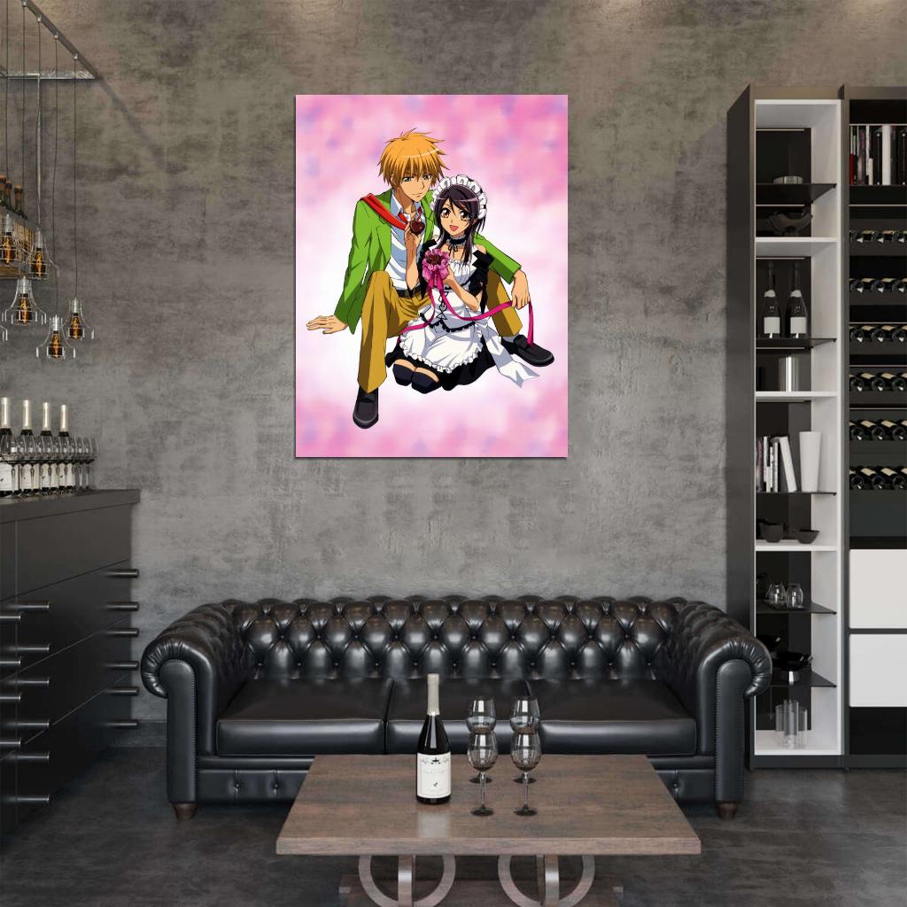 Kaichou Wa Maid-Sama! Takumi Usui Misaki Ayuzawa Anime Manga Art Wall Art Print Poster