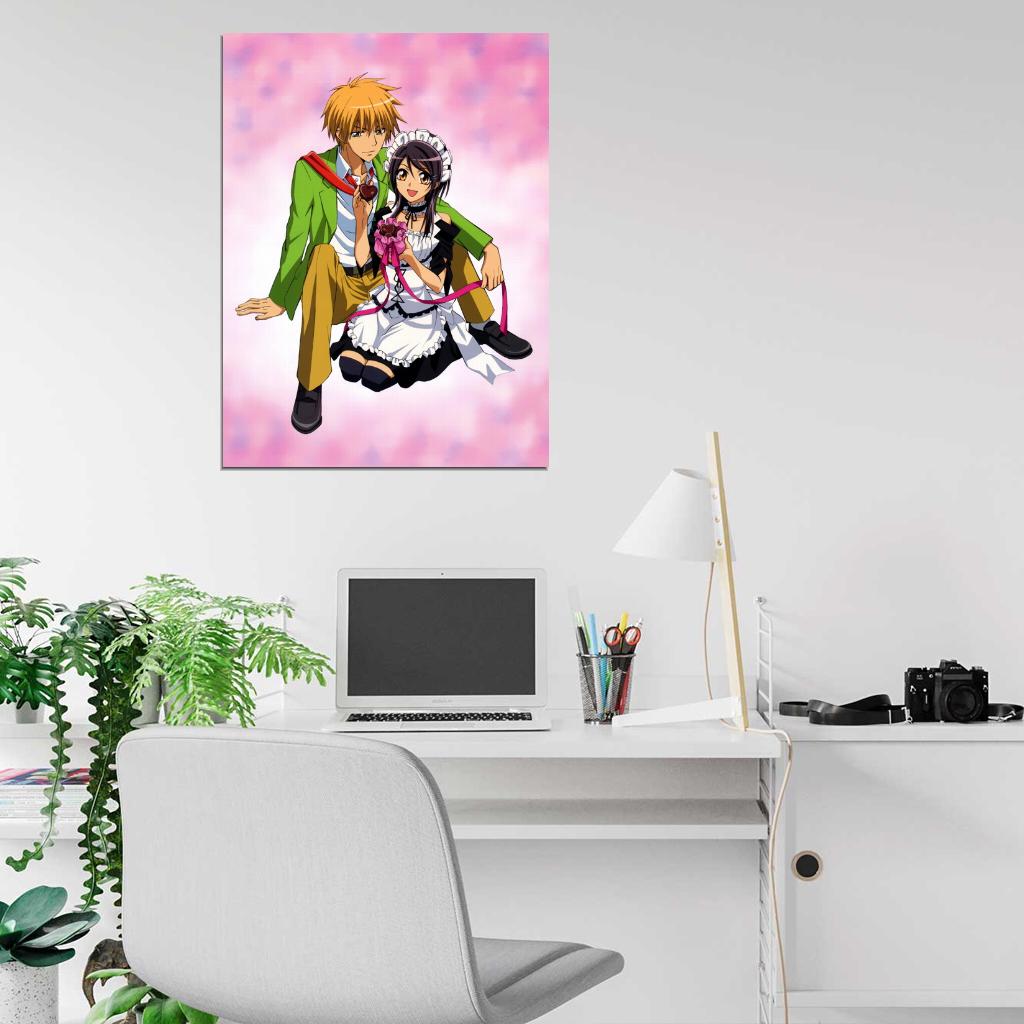 Kaichou Wa Maid-Sama! Takumi Usui Misaki Ayuzawa Anime Manga Art Wall Art Print Poster