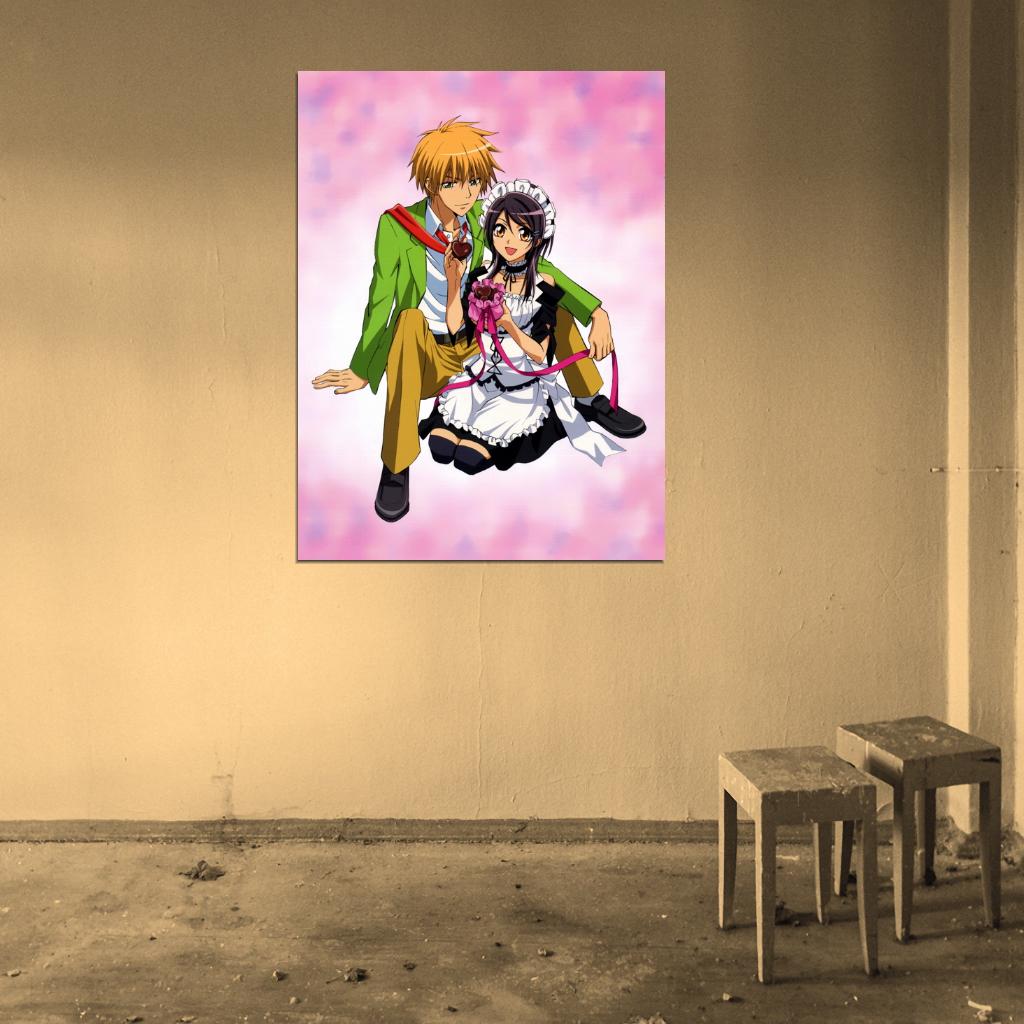 Kaichou Wa Maid-Sama! Takumi Usui Misaki Ayuzawa Anime Manga Art Wall Art Print Poster