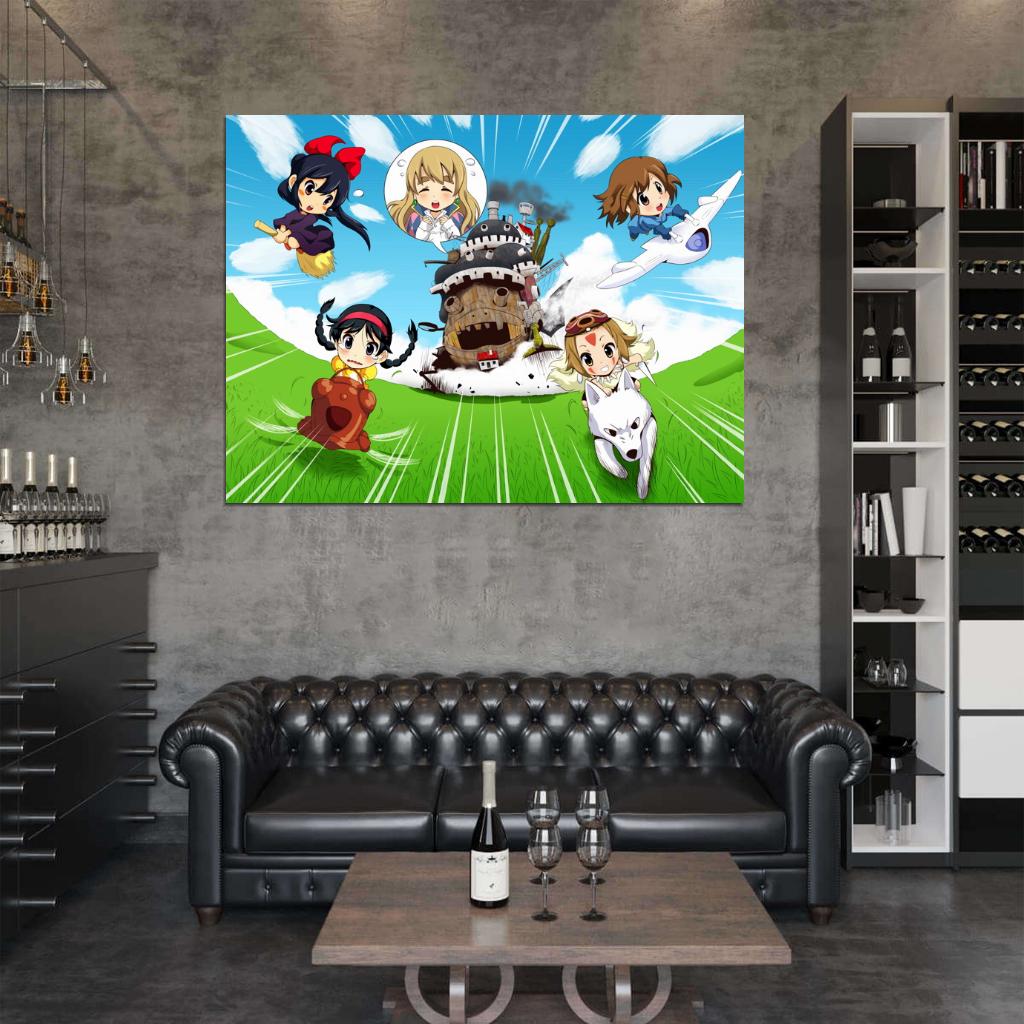 K-On! Amazing Painting Characters Anime Manga Art Wall Art Print Poster