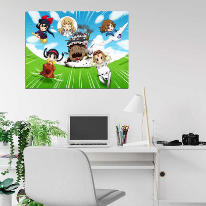 K-On! Amazing Painting Characters Anime Manga Art Wall Art Print Poster
