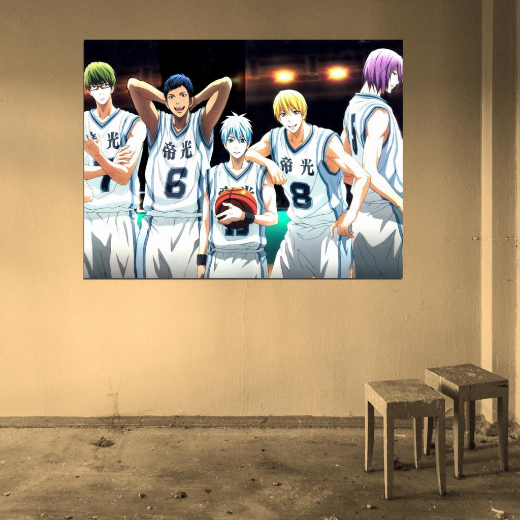 Kuroko no Basket Characters Anime Manga Art Wall Art Print Poster