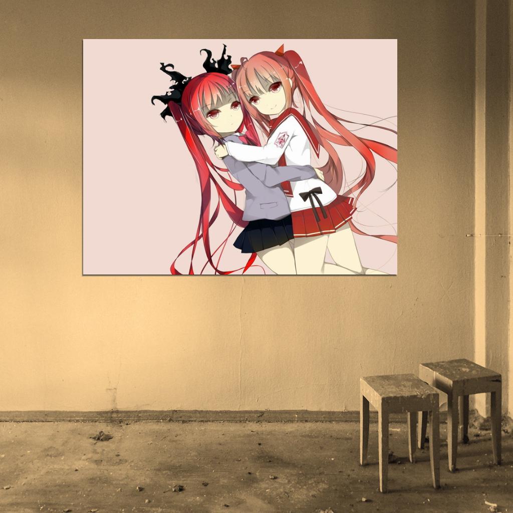 Haiyore! Nyaruko-san Anime Manga Art Wall Art Print Poster