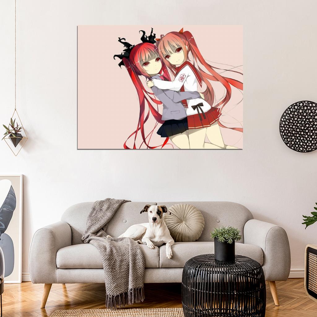 Haiyore! Nyaruko-san Anime Manga Art Wall Art Print Poster