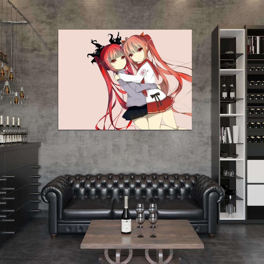 Haiyore! Nyaruko-san Anime Manga Art Wall Art Print Poster