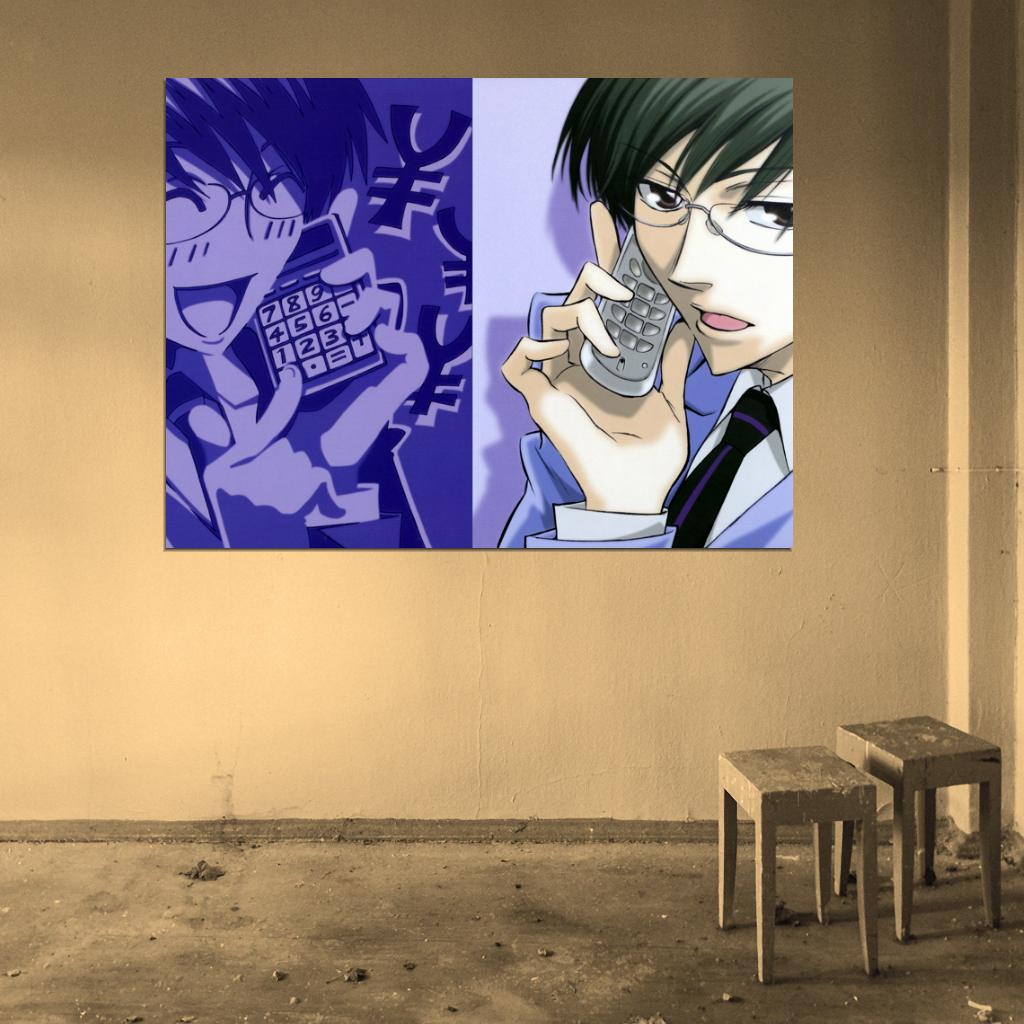 Ouran High School Host Club Kyoya Ootori Anime Manga Art Wall Art Print Poster
