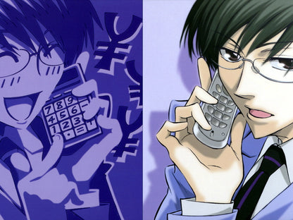 Ouran High School Host Club Kyoya Ootori Anime Manga Art Wall Art Print Poster