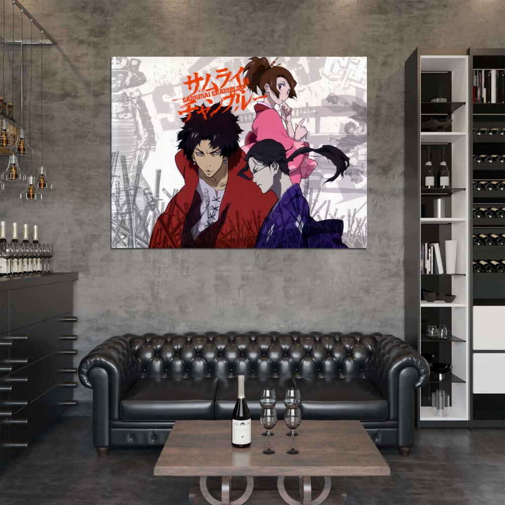 Samurai Champloo Painting Anime Manga Art Wall Art Print Poster