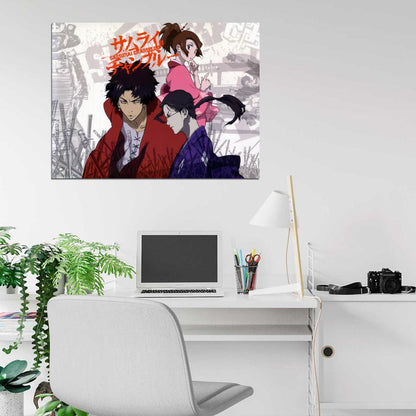 Samurai Champloo Painting Anime Manga Art Wall Art Print Poster