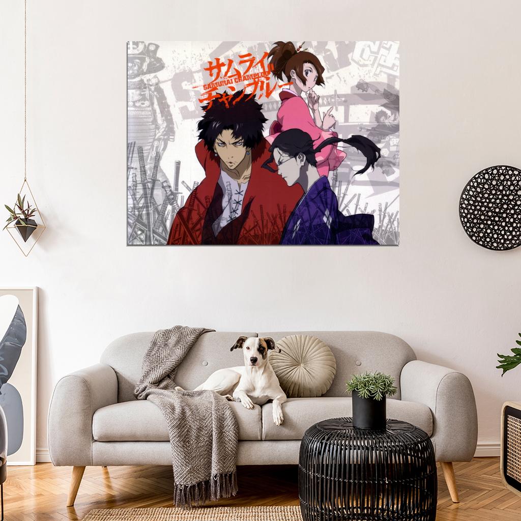 Samurai Champloo Painting Anime Manga Art Wall Art Print Poster