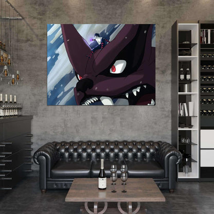 Menma Kyuubi Painting Anime Manga Art Wall Art Print Poster