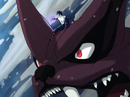 Menma Kyuubi Painting Anime Manga Art Wall Art Print Poster