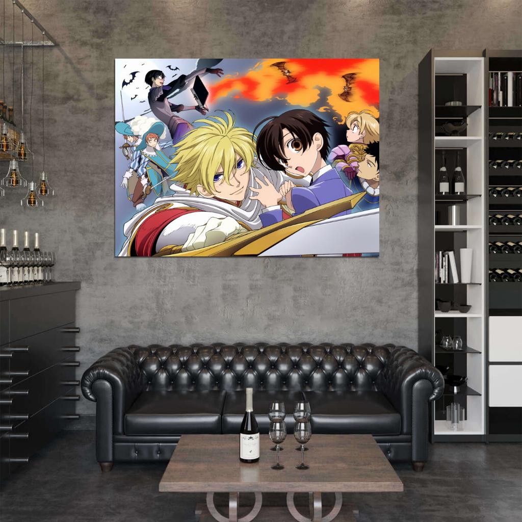Ouran High School Host Club Anime Manga Art Wall Art Print Poster