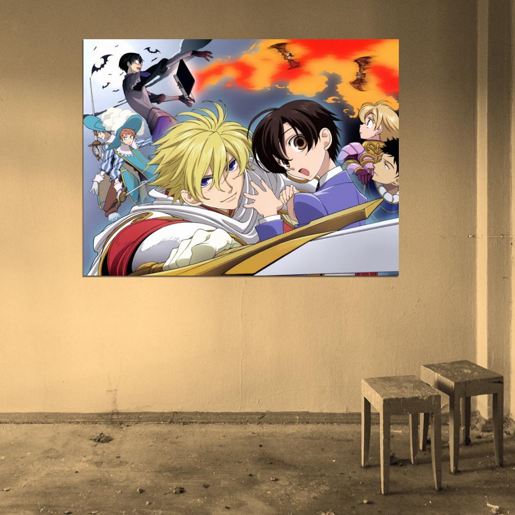 Ouran High School Host Club Anime Manga Art Wall Art Print Poster