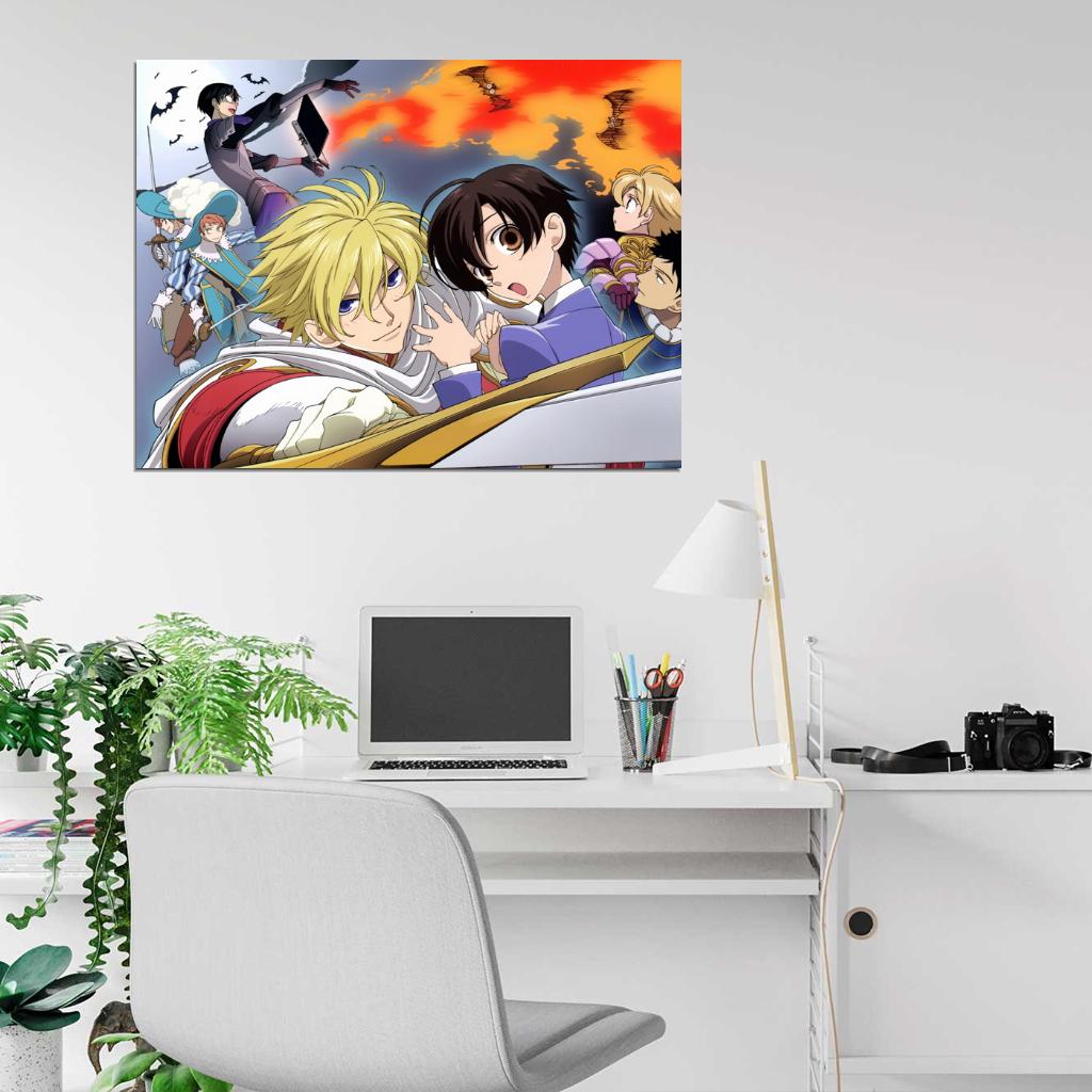 Ouran High School Host Club Anime Manga Art Wall Art Print Poster