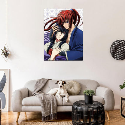 Rurouni Kenshin Trust And Betrayal Himura Kenshin Yukishiro Tomoe Anime Manga Art Wall Art Print Poster