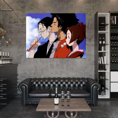 Samurai Champloo Characters Painting Anime Manga Art Wall Art Print Poster
