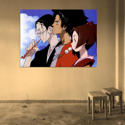 Samurai Champloo Characters Painting Anime Manga Art Wall Art Print Poster