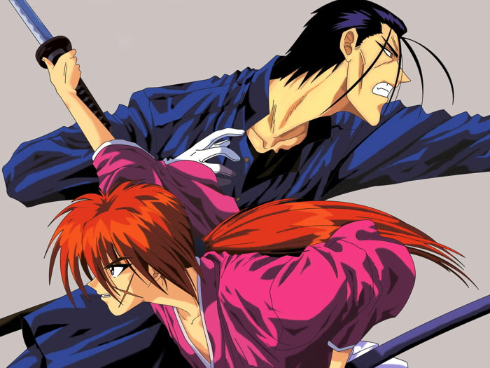 Samurai X Rurouni Kenshin Himura Saito Hajimе Amazing Anime Manga Art Wall Art Print Poster