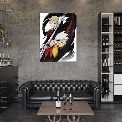 Soul Eater Maka Albarn Soul Eater Anime Manga Art Wall Art Print Poster