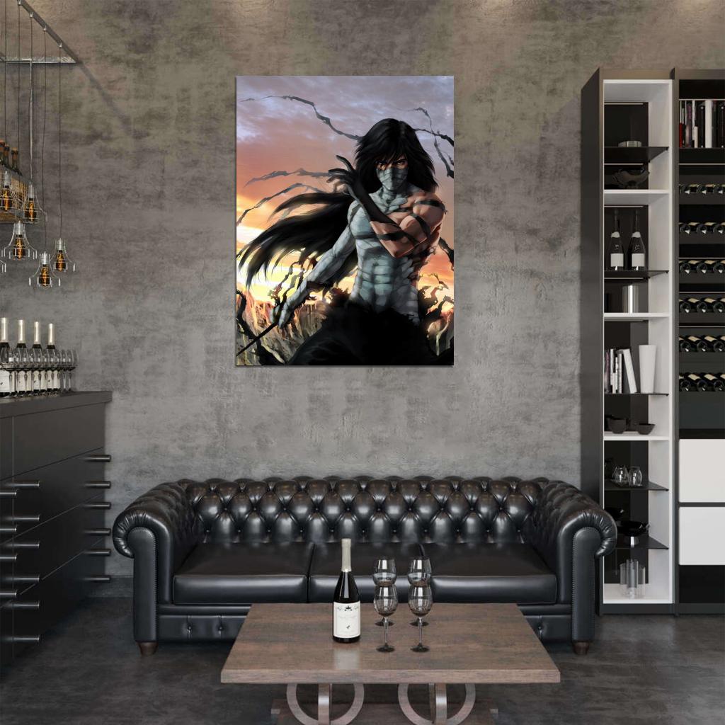 Bleach Mugetsu Ichigo Painting Anime Manga Art Wall Art Print Poster