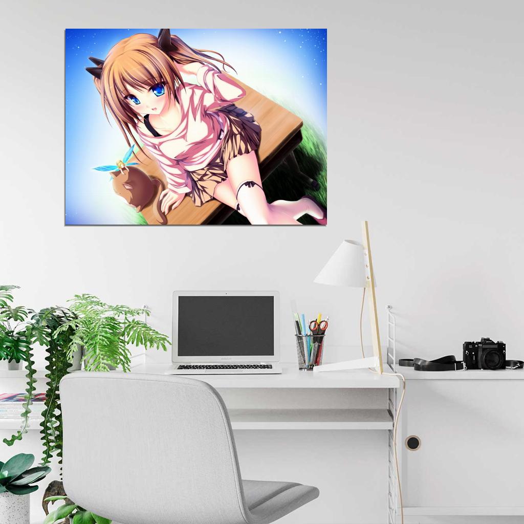 Suzukaze No Melt Hisagihara Ui Anime Manga Art Wall Art Print Poster