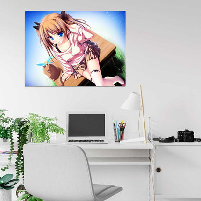 Suzukaze No Melt Hisagihara Ui Anime Manga Art Wall Art Print Poster