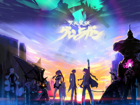 Tengen Toppa Gurren-Lagann Characters Cool Anime Manga Art Wall Art Print Poster