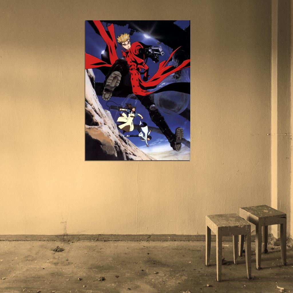 Trigun Vash The Stampede Painting Anime Manga Art Wall Art Print Poster
