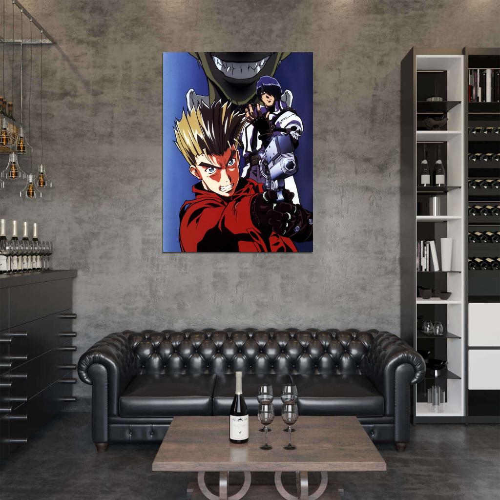 Trigun Vash Painting Anime Manga Art Wall Art Print Poster