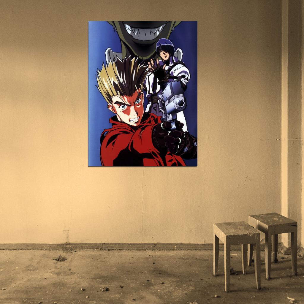 Trigun Vash Painting Anime Manga Art Wall Art Print Poster