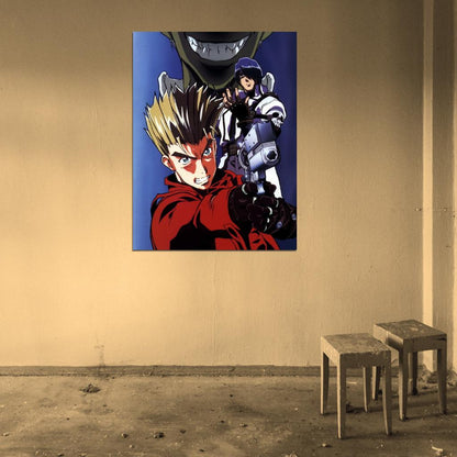 Trigun Vash Painting Anime Manga Art Wall Art Print Poster