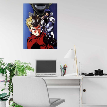 Trigun Vash Painting Anime Manga Art Wall Art Print Poster