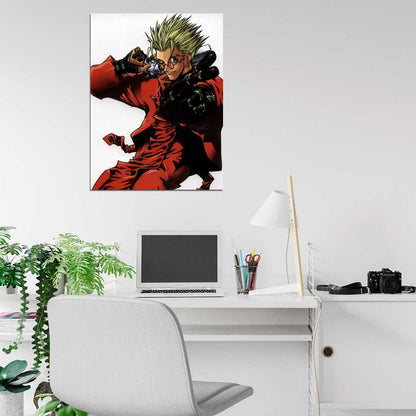 Trigun Vash The Stampede Cool Painting Anime Manga Art Wall Art Print Poster