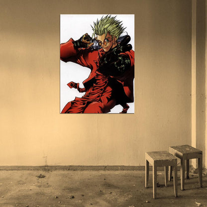 Trigun Vash The Stampede Cool Painting Anime Manga Art Wall Art Print Poster