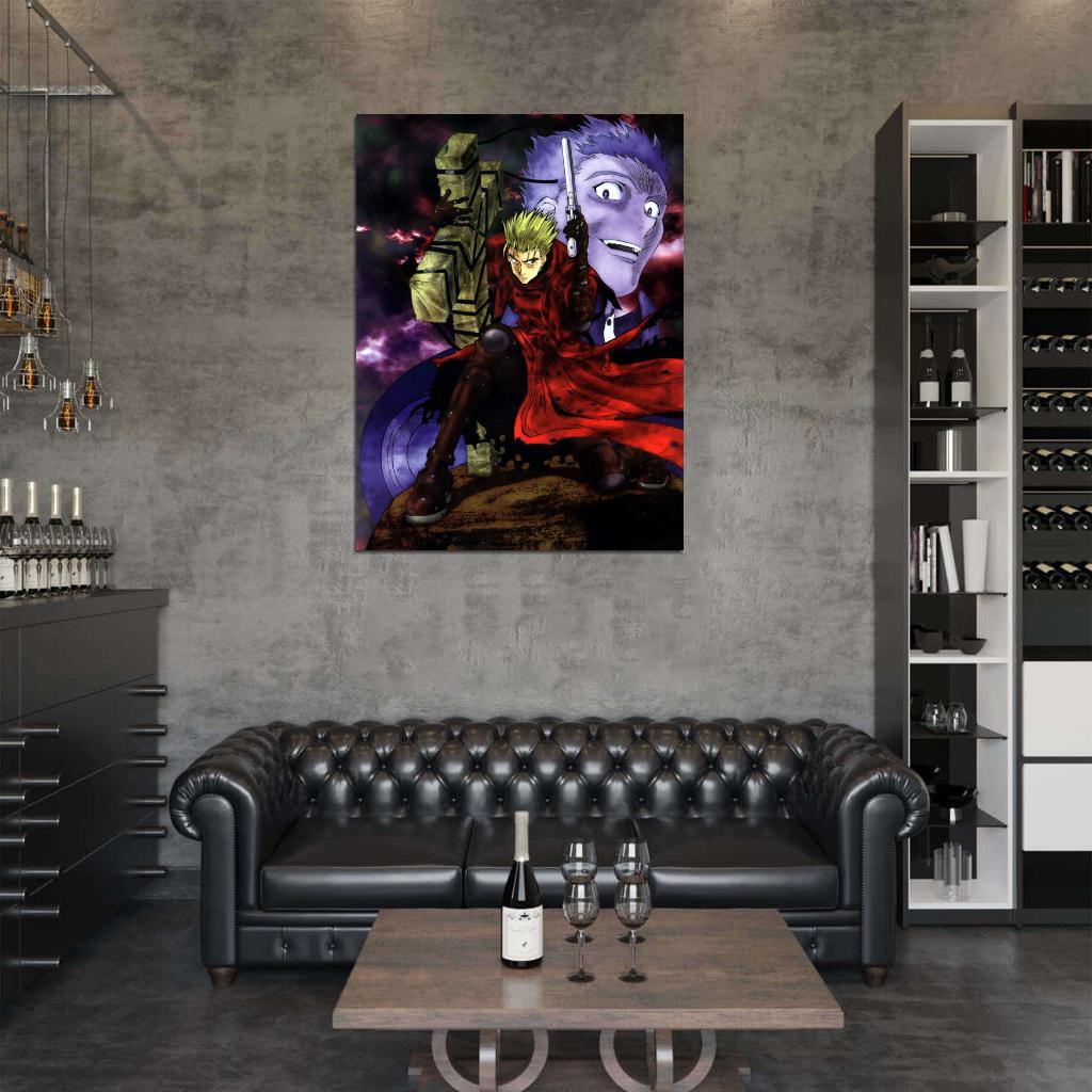 Trigun Vash The Stampede Amazing Cool Painting Anime Manga Art Wall Art Print Poster